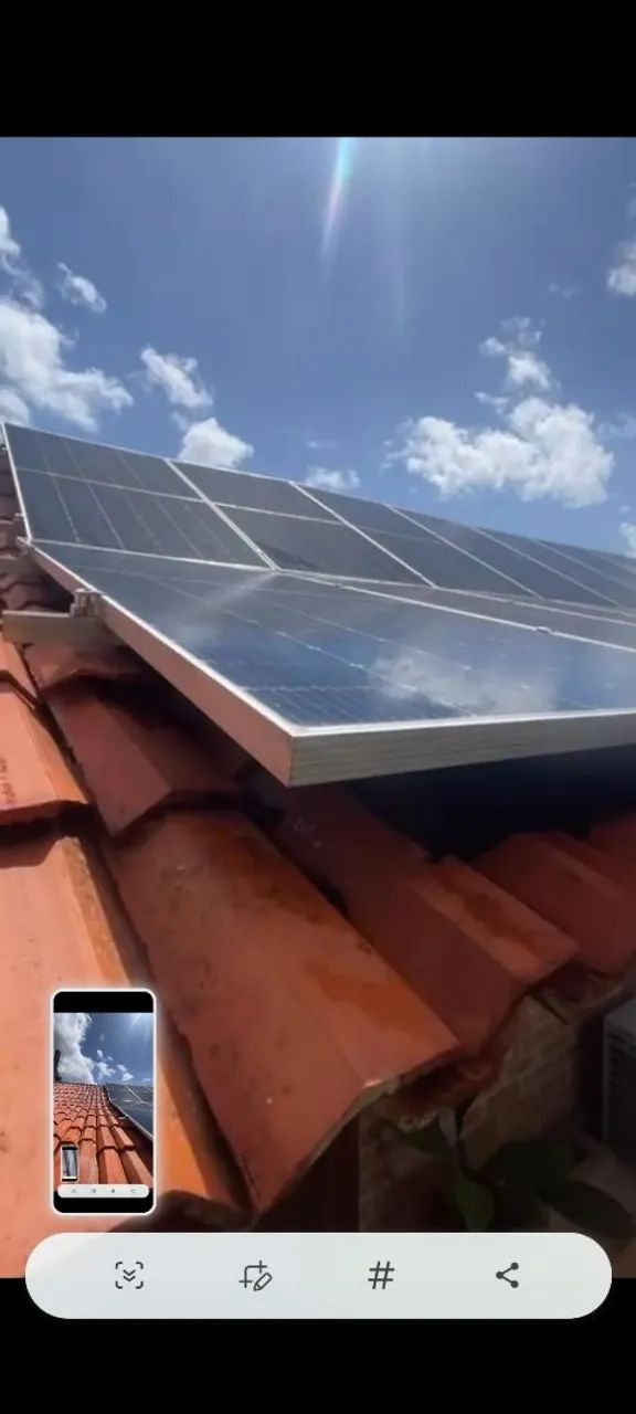 Limpeza de placas fotovoltaica e telhados 