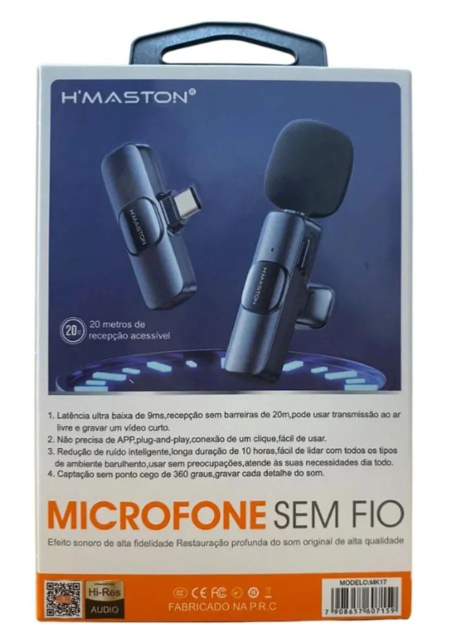 Microfone Lapela H'maston - Foto 4