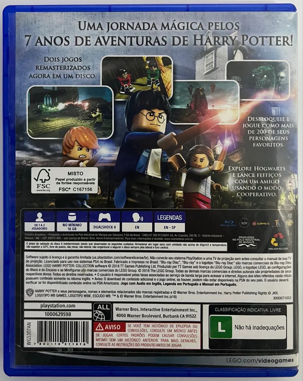 JOGO LEGO 2 EM 1 HARRY POTER - PS4 - Foto 2