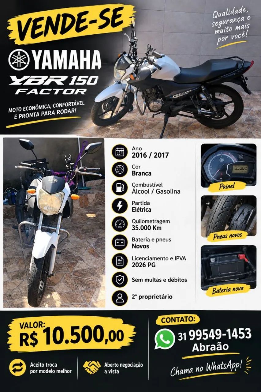 Moto Yamaha YBR factor 150