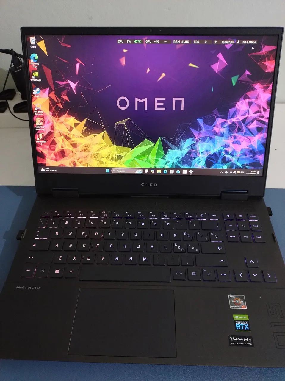 Notebook gamer Hp omem rtx 3070/ 2 terá mvme  - Foto 5