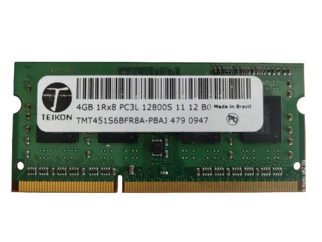PENTE DE MEMÓRIA RAM 4 GB TEIKON PARA NOTEBOOKS