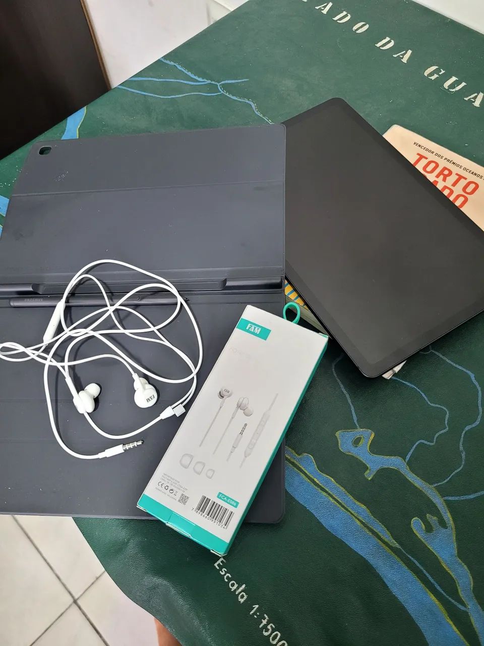 TAB S6 LITE Novo + Capa/caneta S pen original + Fone & Cartão SD - Foto 5