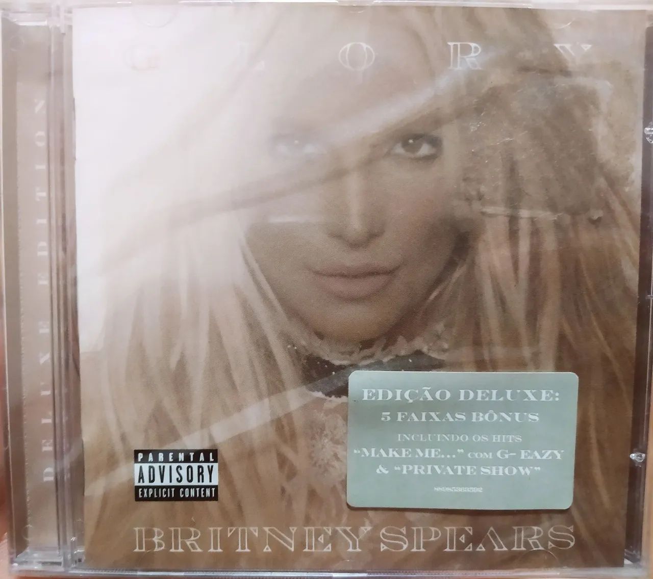 CD - BRITNEY SPERARS GLORY DELUXE LACRADO 
