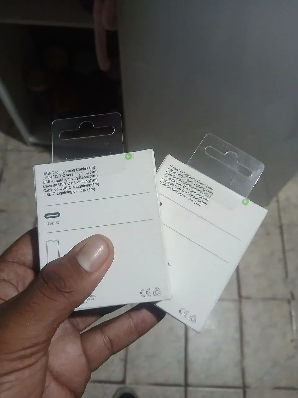 Cabo tipo c pra ligthning 1m