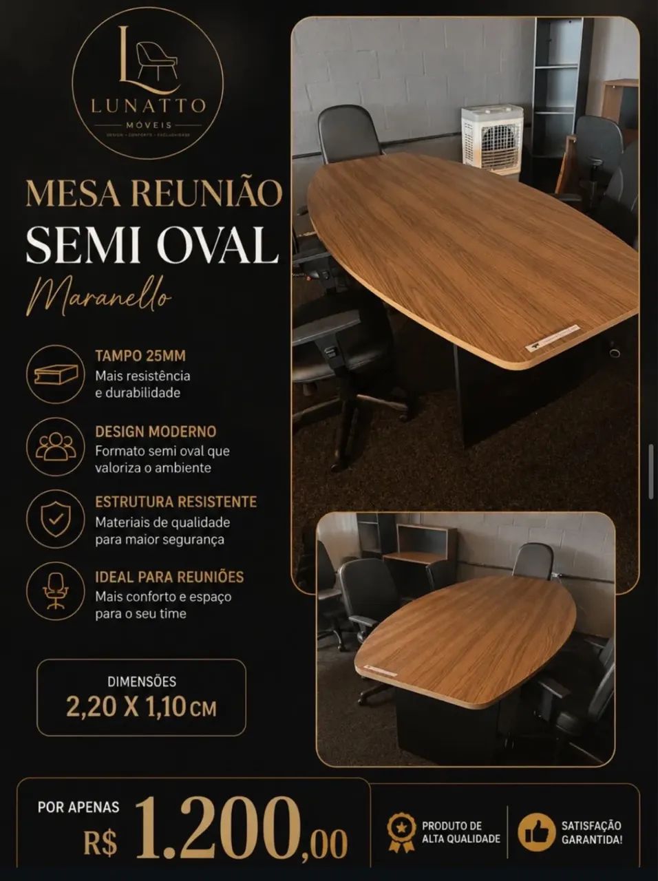 Mesas para escritório nova a pronta entrega  - Foto 5