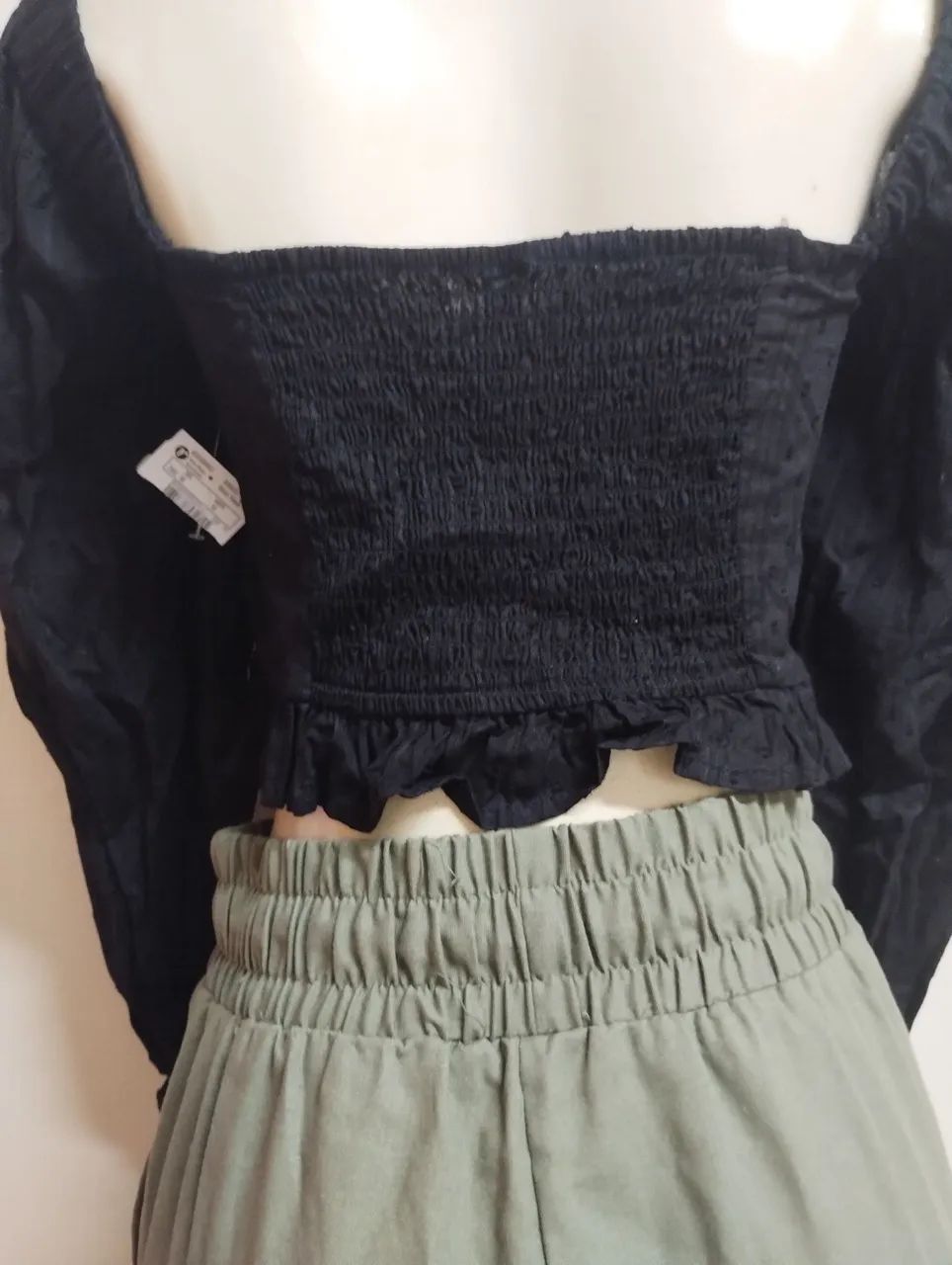 Blusa bordada preta Renner nova M - Foto 4