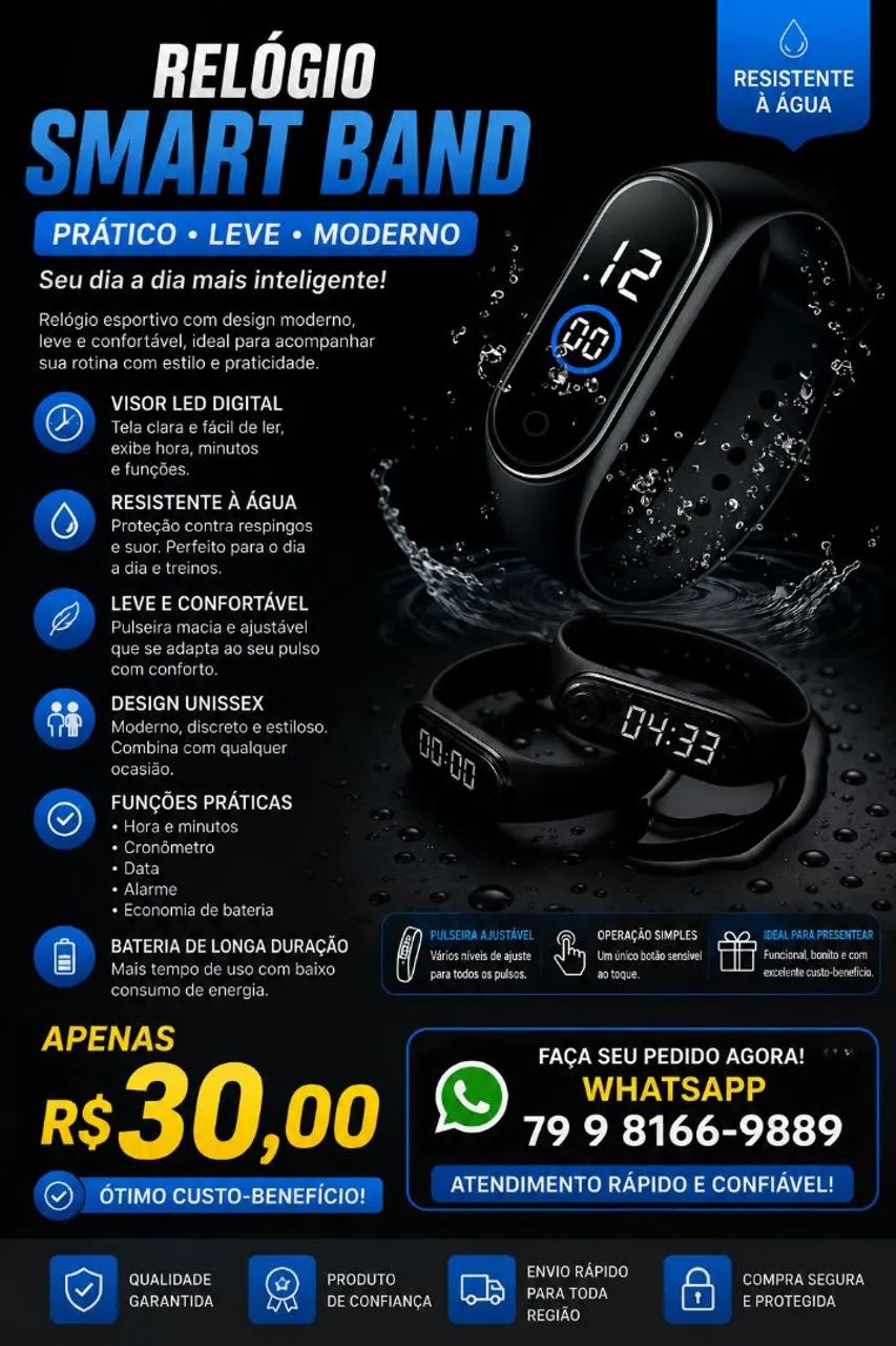 Relógio smartwatch 