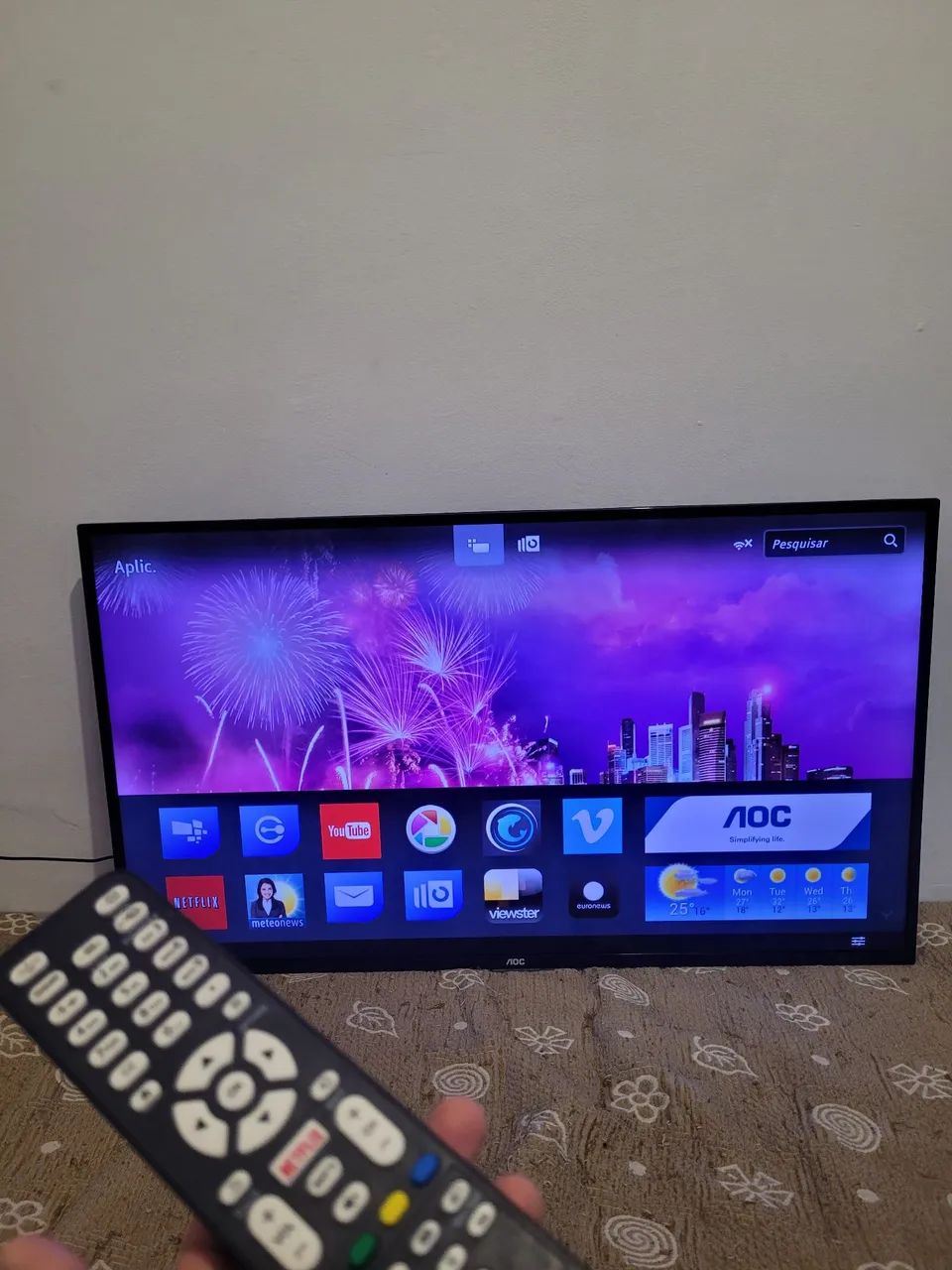 Smart TV aoc 43 polegadas