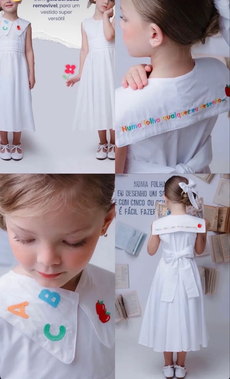 Vestido ABC lindo 