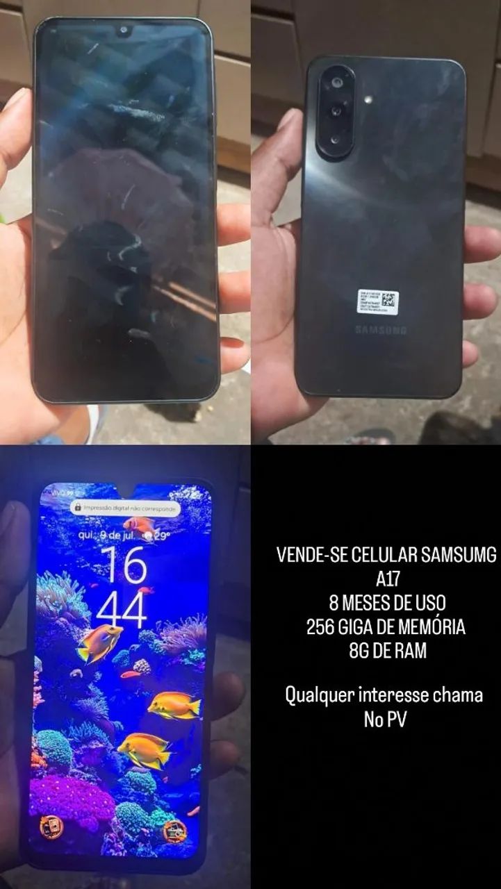 Vende-se celular Samsung A17 - Foto 4