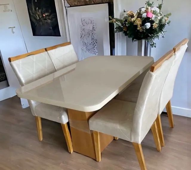 Mesa na promoção mdf 4 cadeiras  - Foto 3