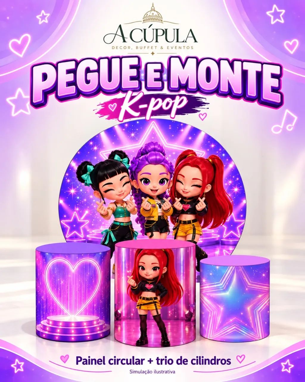 Decoração Pegue e Monte