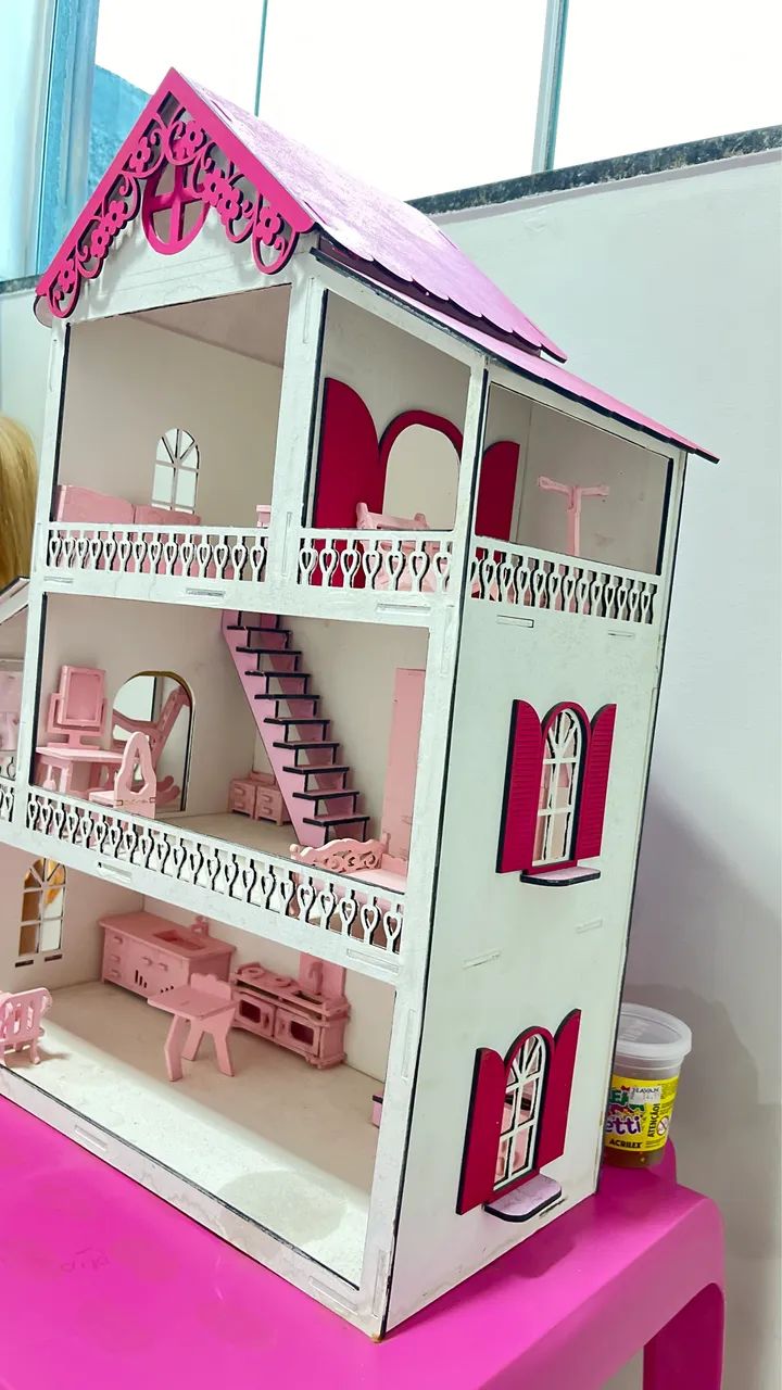 Vendo casinha de madeira , MDF  - Foto 3