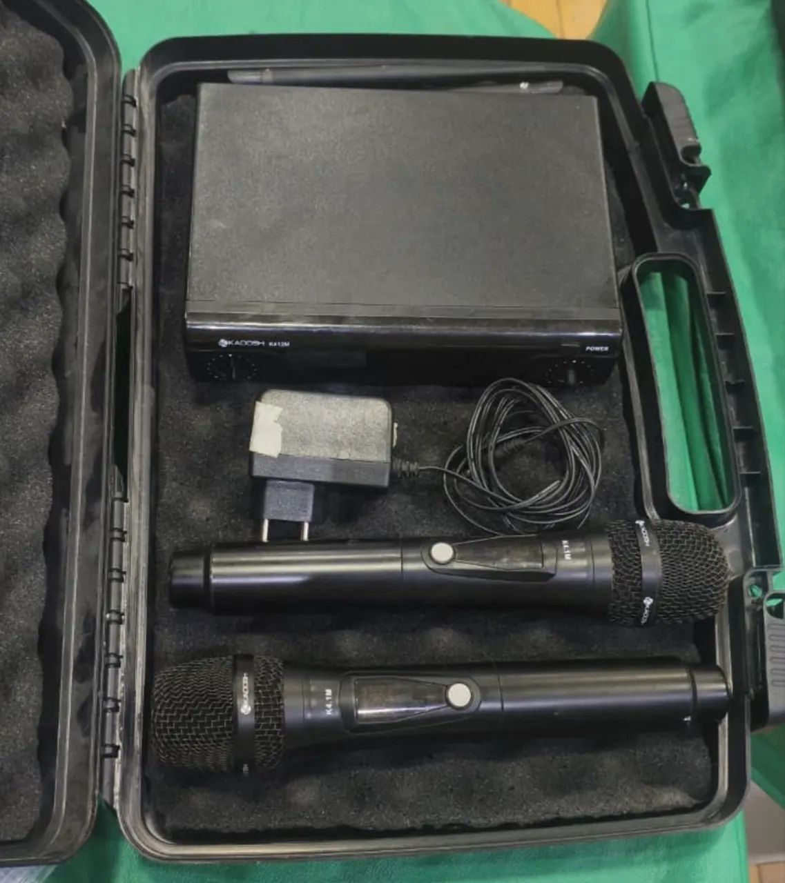 2 microfones kadosh profissional 
