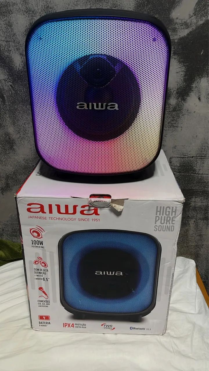 Caixa de som AIWA Party Box 