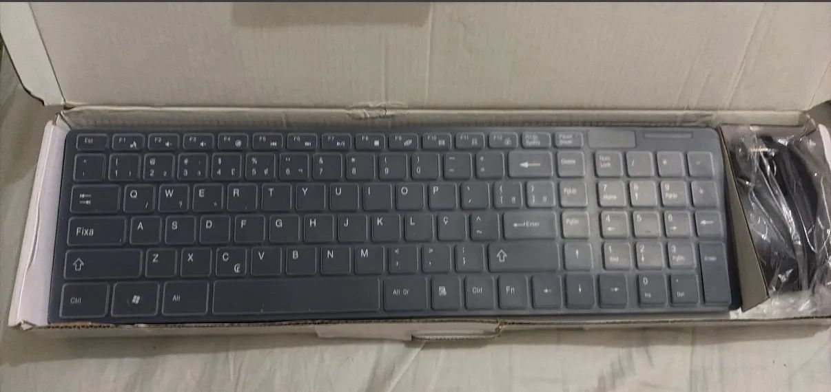 kit teclado e mouse sem fio lehmox ley-171 - Foto 3