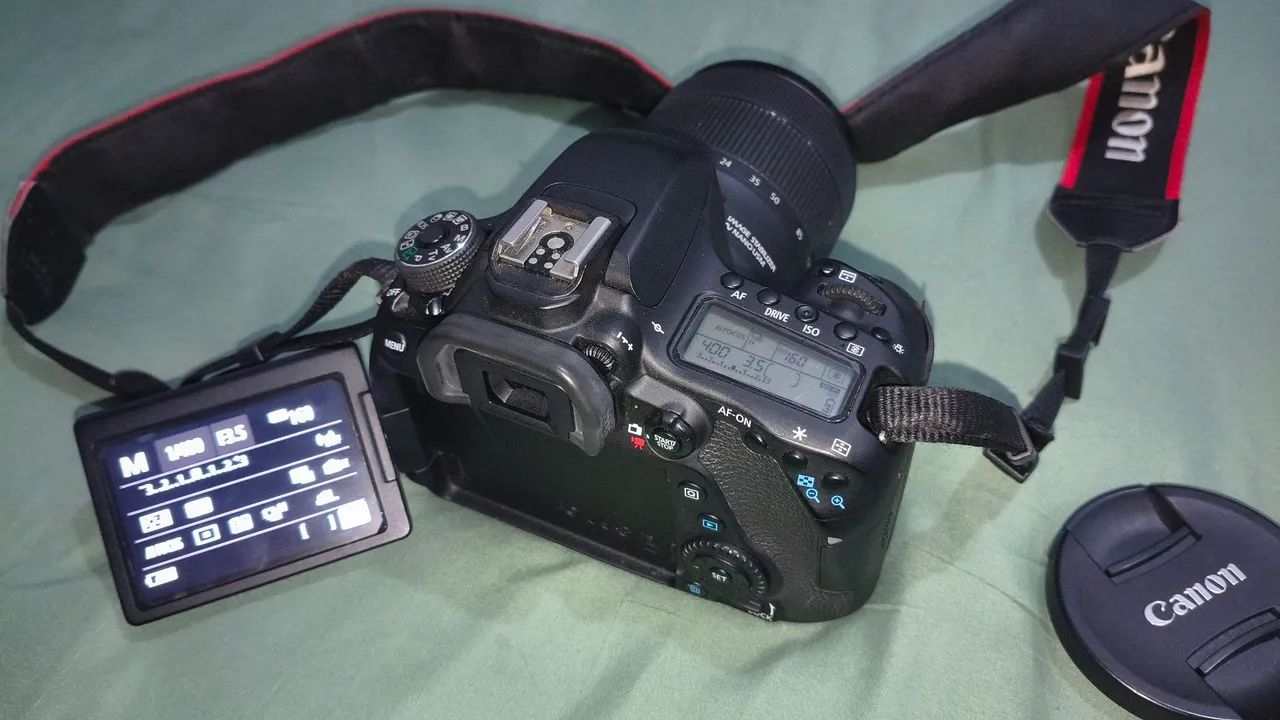 Câmera Canon 80D kit  - Foto 5