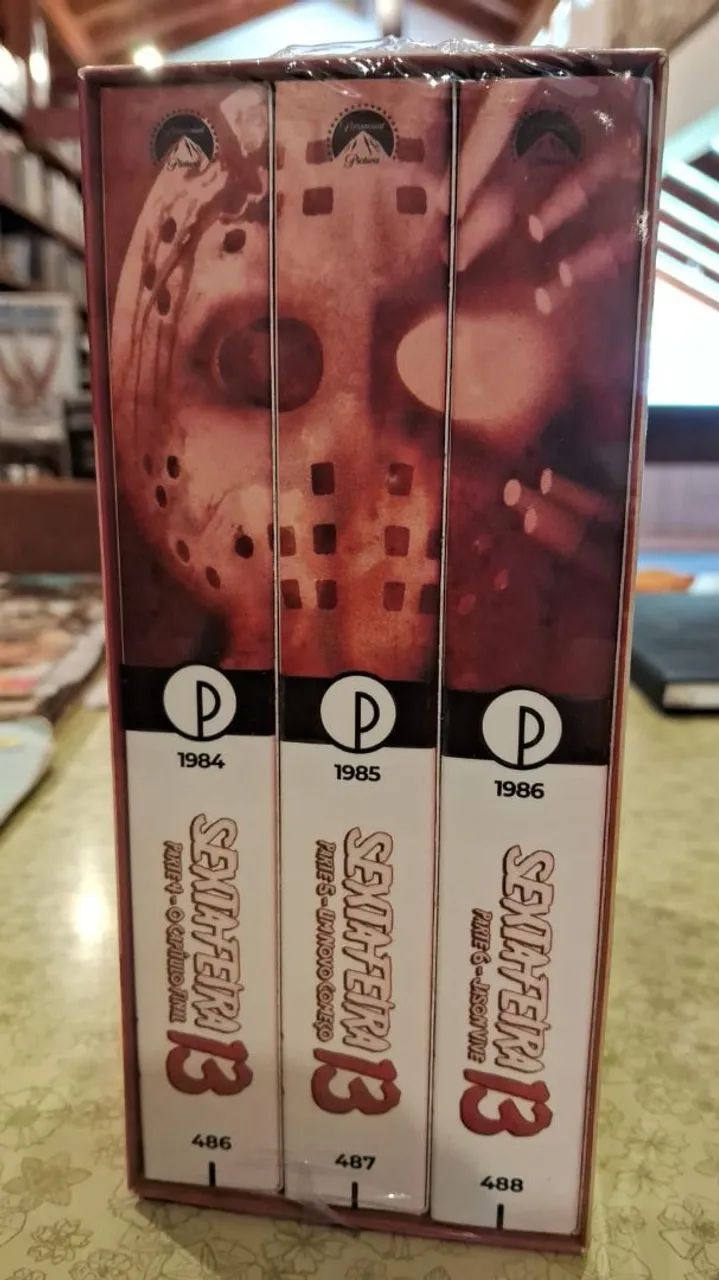 Box Sexta Feira 13 Parte 4-5-6 Blu ray lacrado