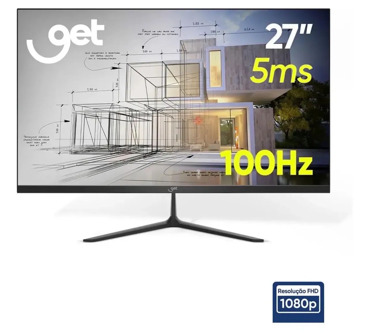 Monitor gamer 27 polegadas 100hz novo  - Foto 2