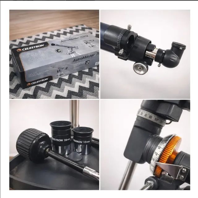 Telescópio Celestron Astromaster 70eq (Usado) - Foto 2