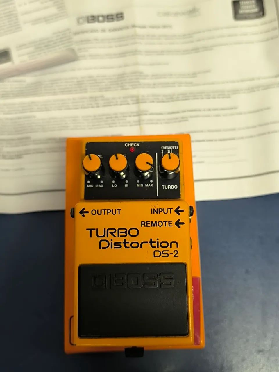 Boss DS-2 Turbo Distortion com caixa e manual - original