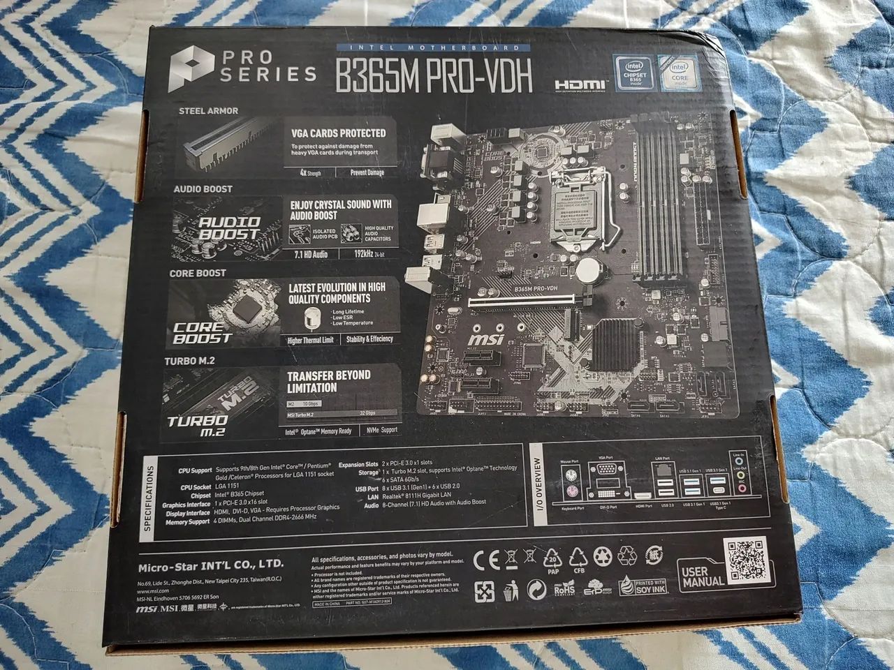 Placa mãe MSI B365M PRO-VDH - Foto 2