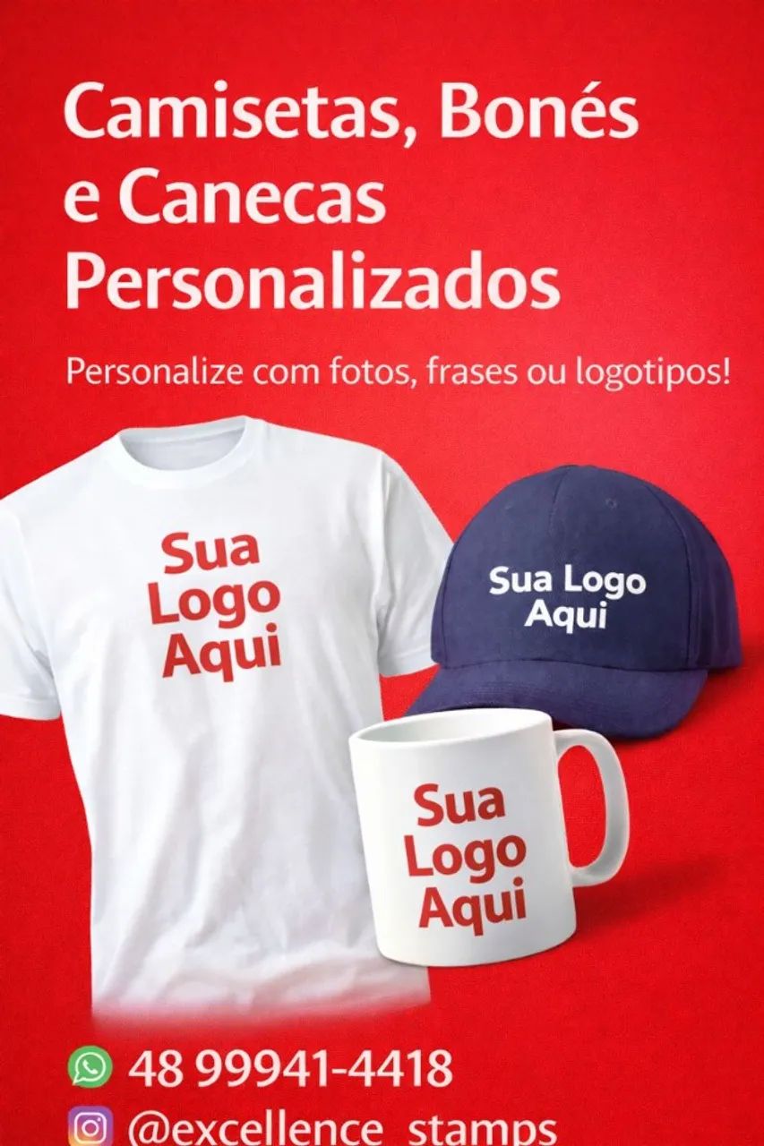 precisando fazer camisetas, bones, ou canecas personalizadas?