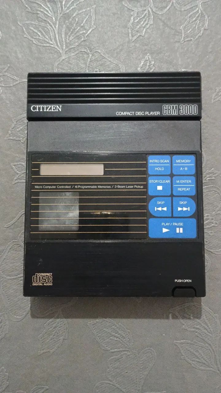 Discman Citizen cbm 3000 defeito.