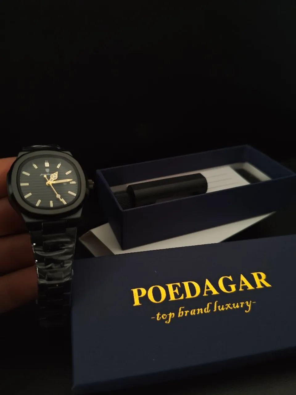 Relógio Poedagar Preto  - Foto 2