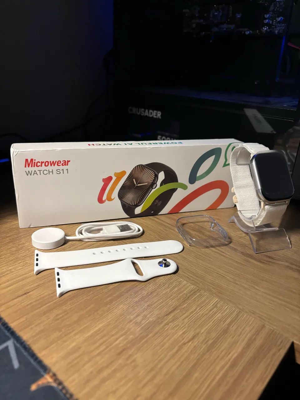 Smartwatch série 11 com função de responder WhatsApp  - Foto 2