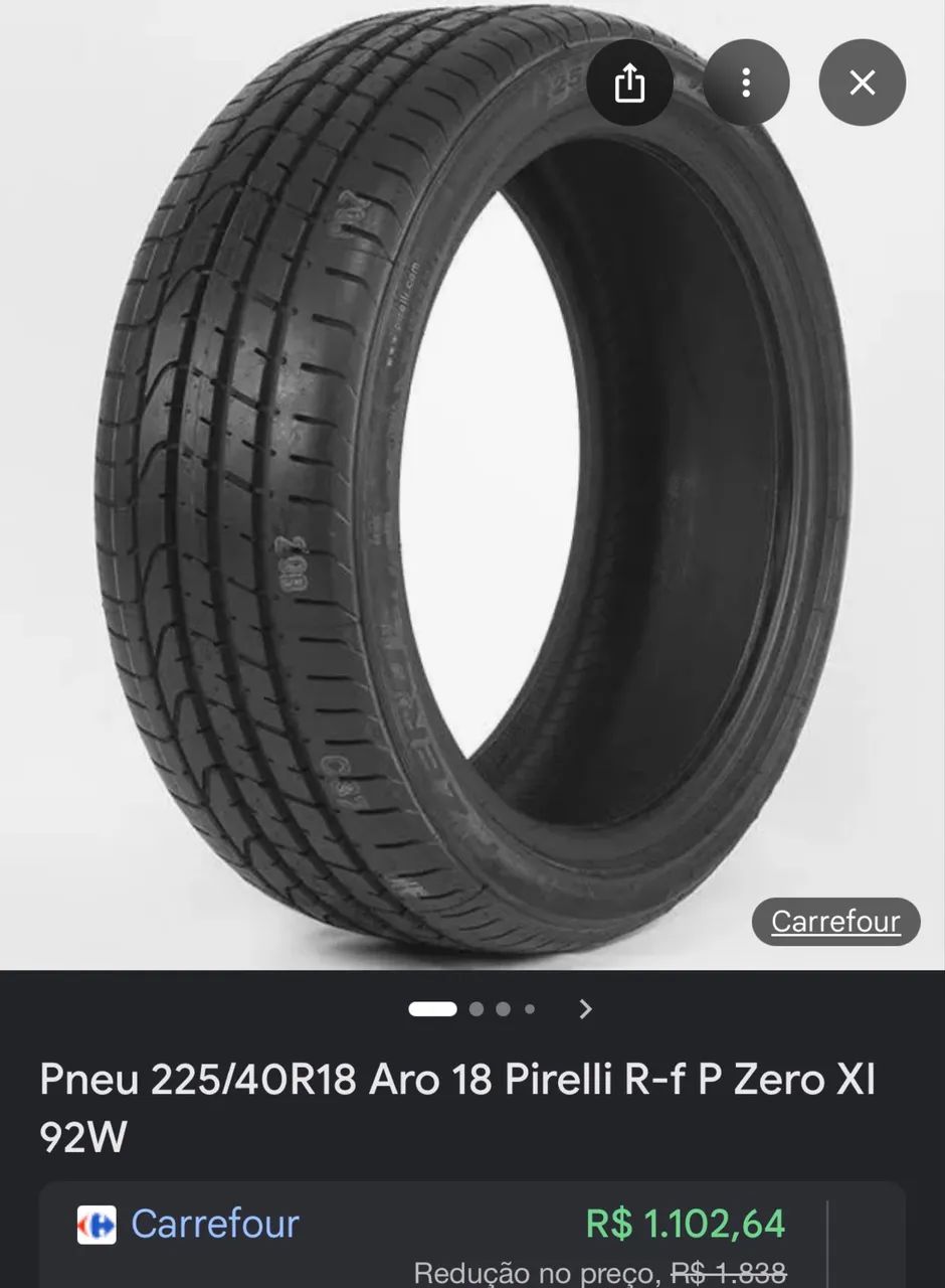 2 pneus Pirelli 225 40 18
