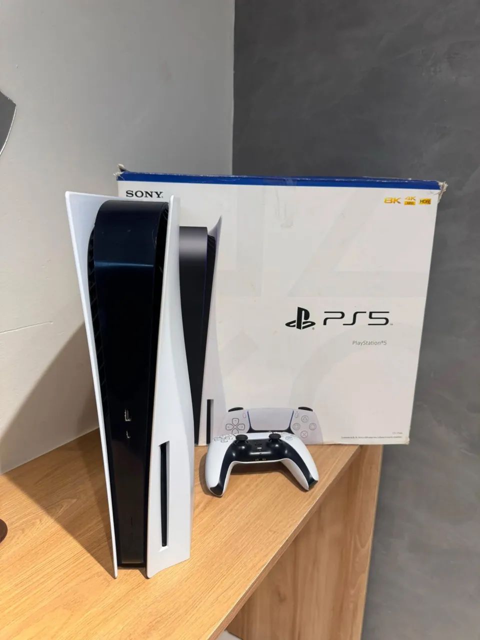 Ps5 Fat com leitor de disco, com caixa - Foto 4