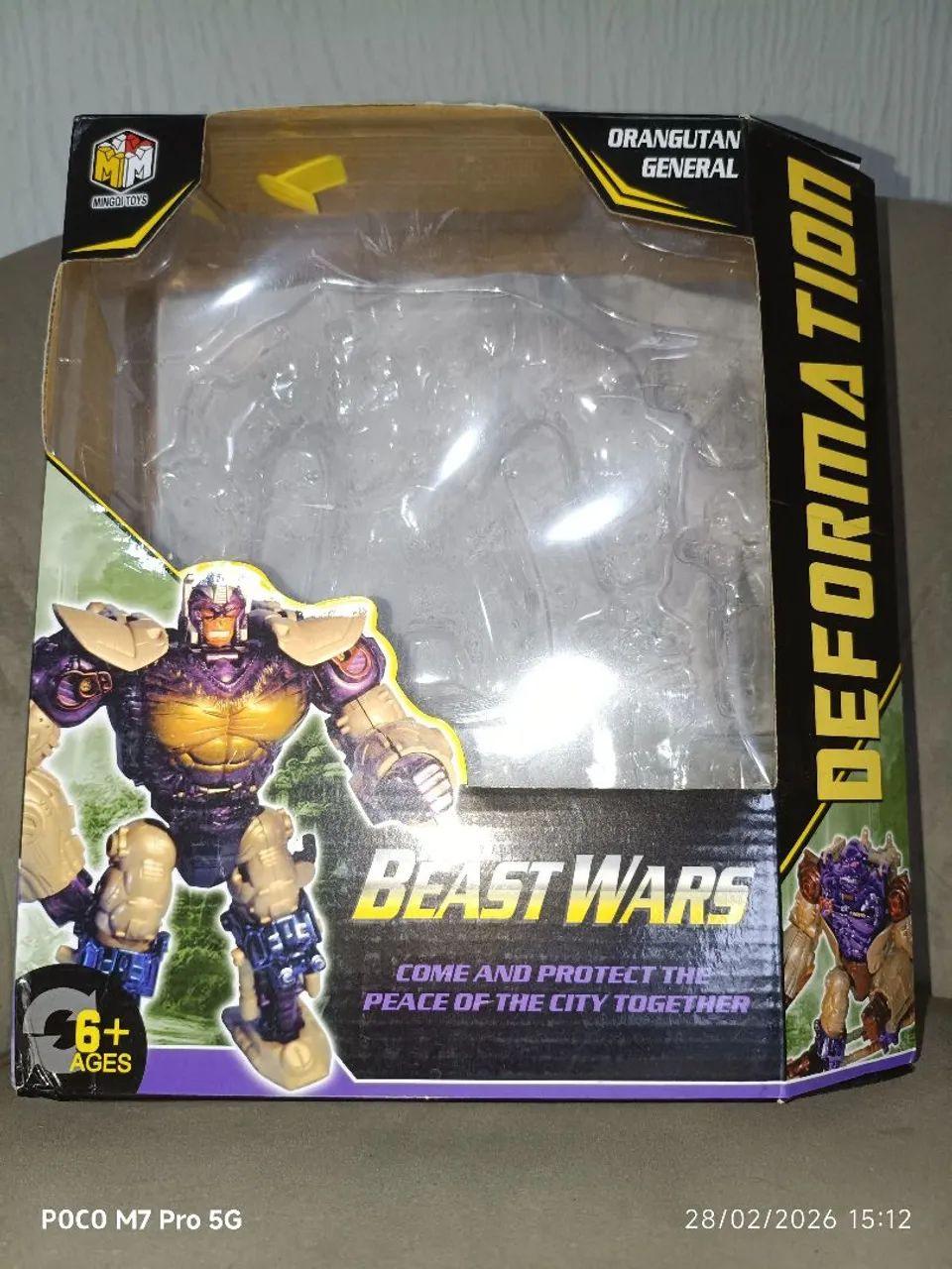 Duas Figuras Beast Wars Transformers: Optimus Primal Transmetal e Cheetor Completos - Foto 6