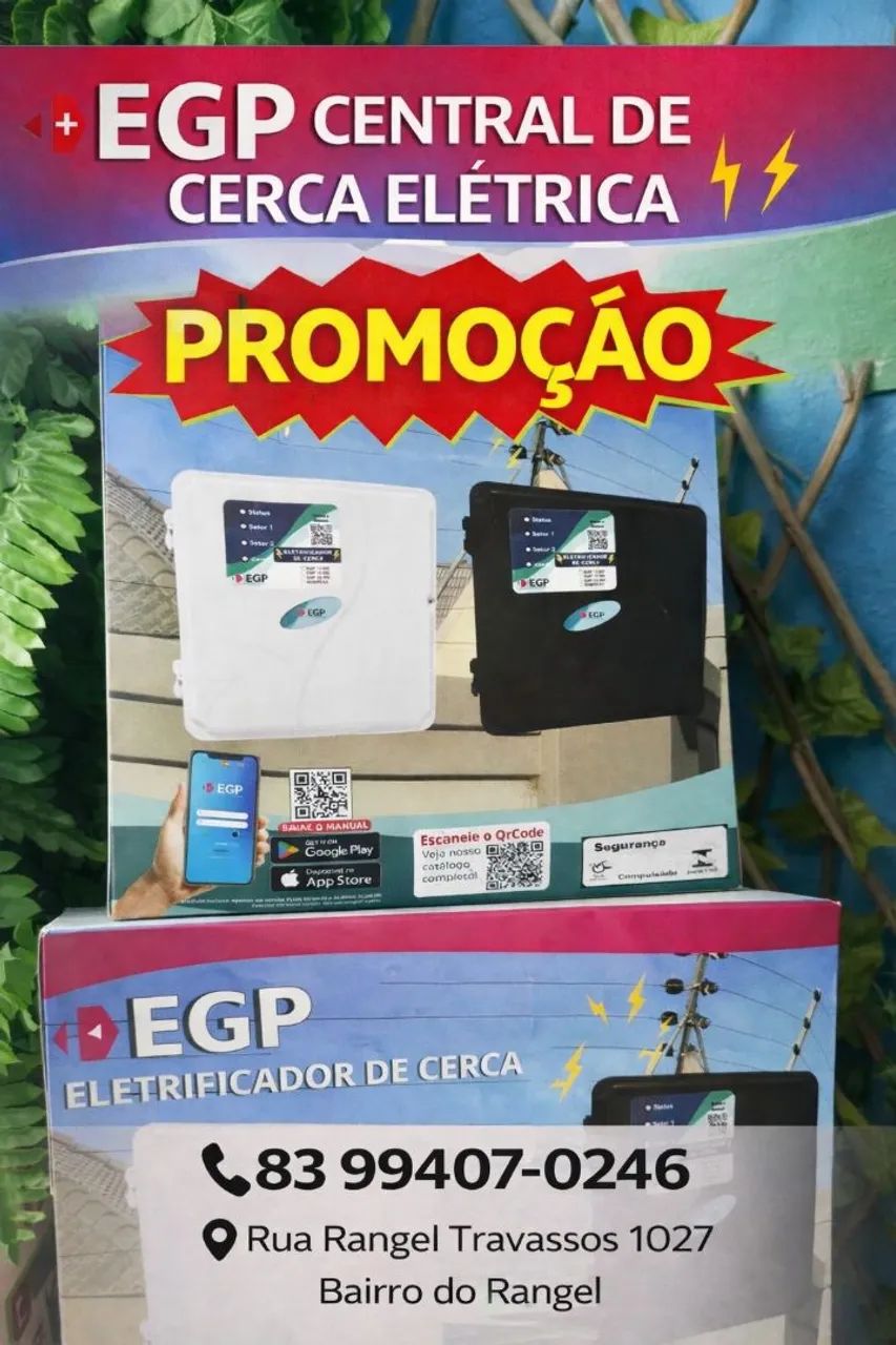 Central de Cerca Elétrica ECP 15.000W - Segurança para sua casa ou comércio