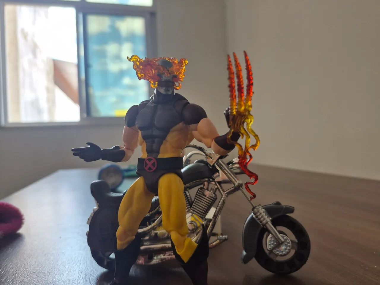 Wolverine Hellverine ct toys + moto custom