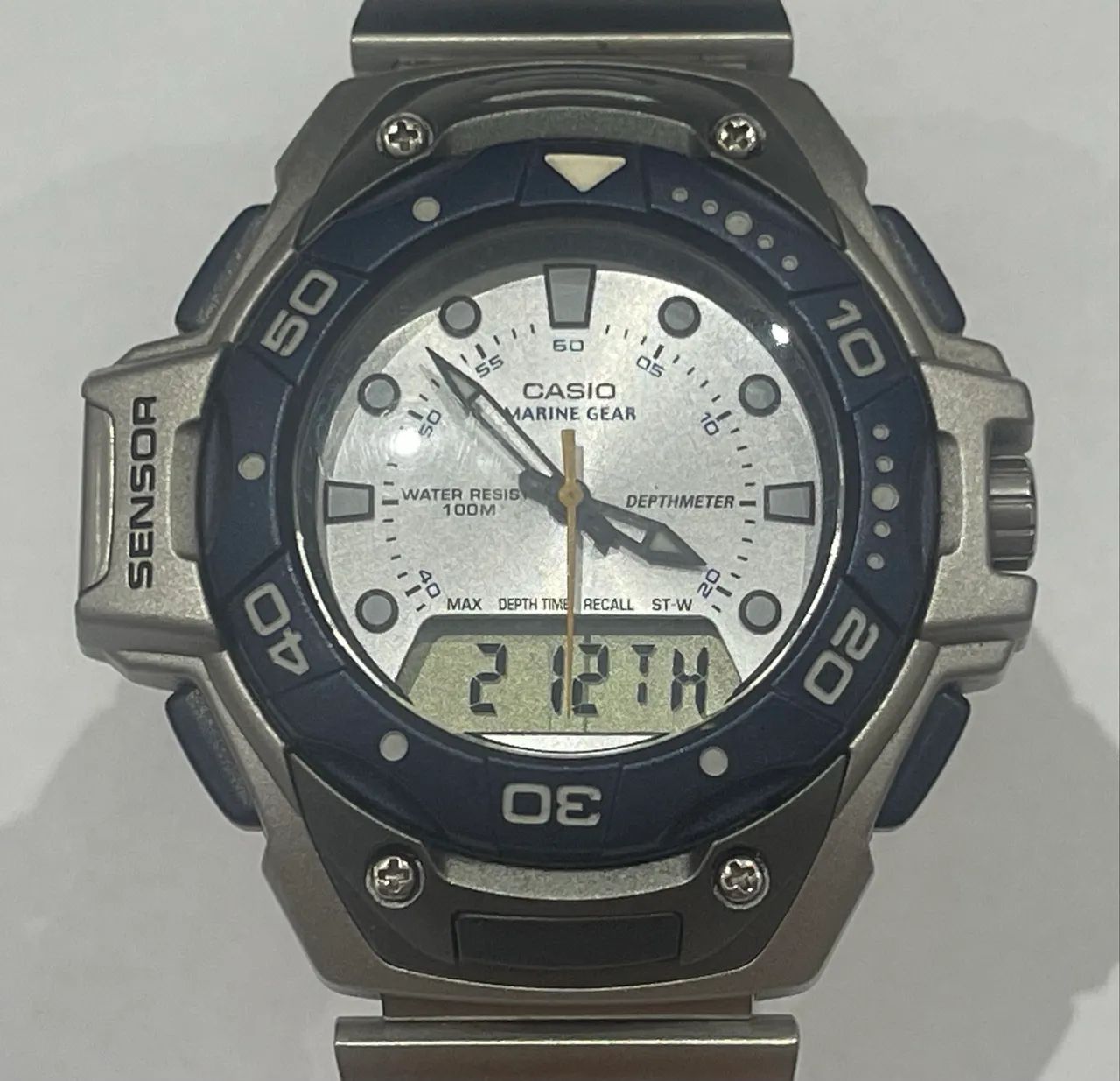 Casio Marine Gear MRS-301 Módulo 2385 WR100m Vintage  - Foto 2