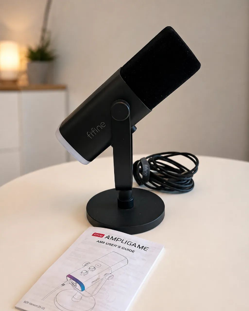 Microfone FIFINE AM8 Dinâmico USB/XLR com Caixa - Foto 3