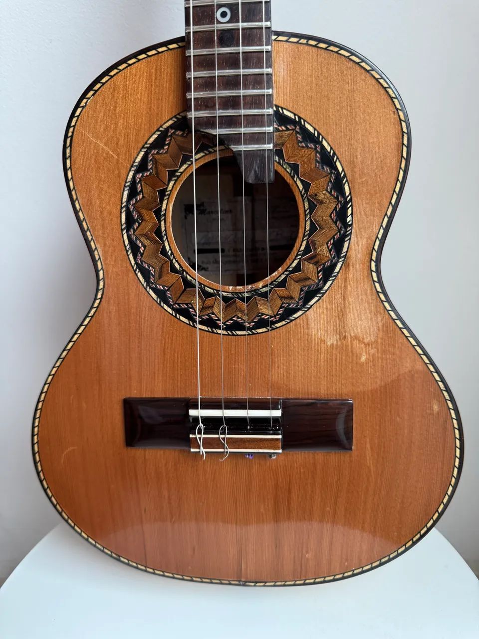 Cavaco de faia com tampo de cedro canadense do Marcelino luthier  - Foto 3