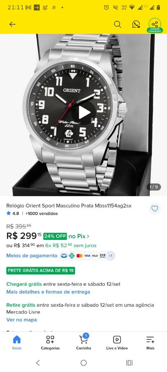 Relógio oriente original  - Foto 5