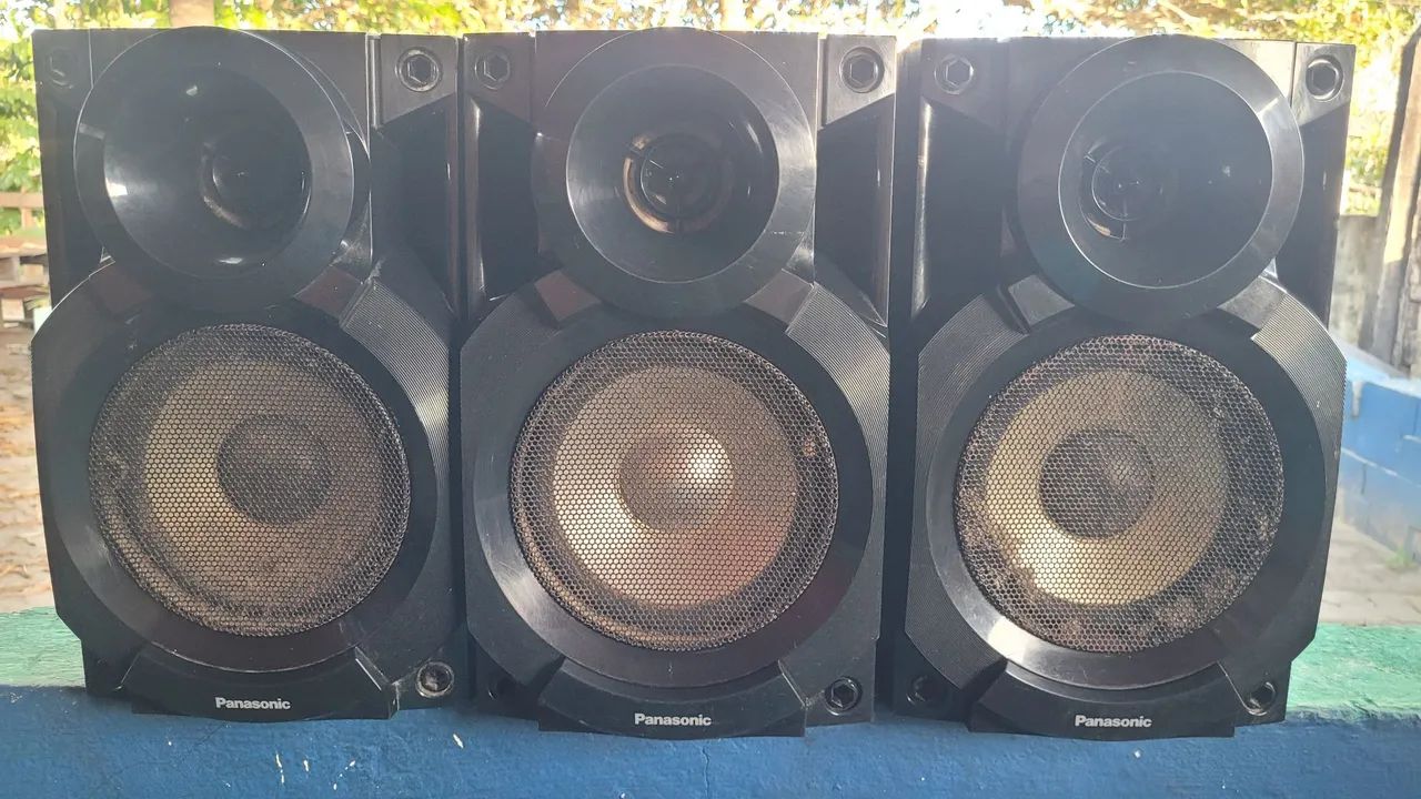3 CAIXAS DE SOM PANASONIC. - Foto 3
