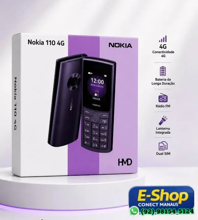 Celular Nokia 110 4G Dual Chip - Entrega Rápida 
