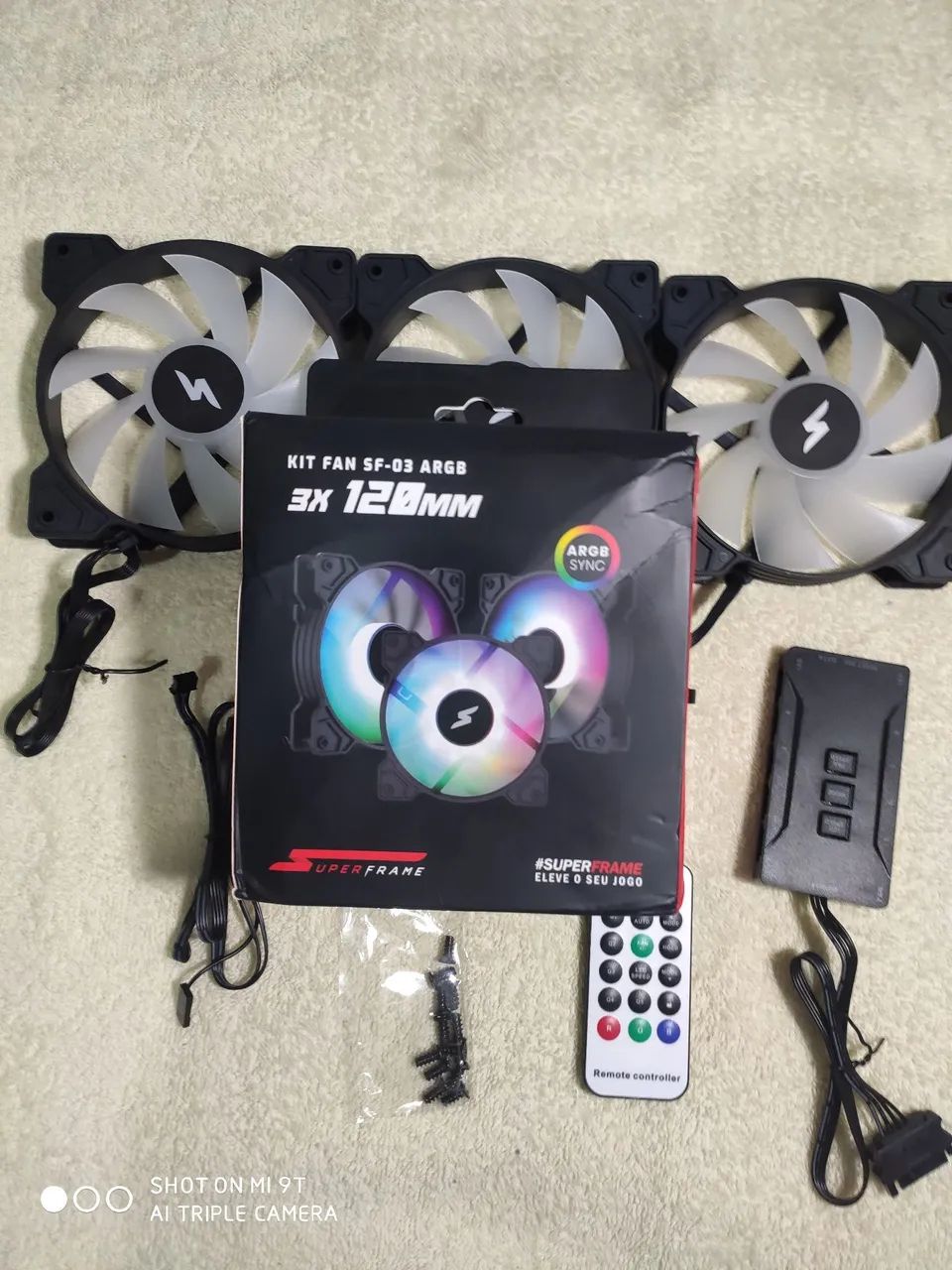 Kit fan Super frame com led (controladora queimada) - Foto 2