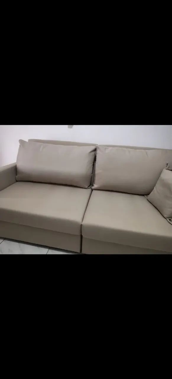 SOFÁ EXCLUSIVA ROMA 2,20M - SOFT PALHA LISO