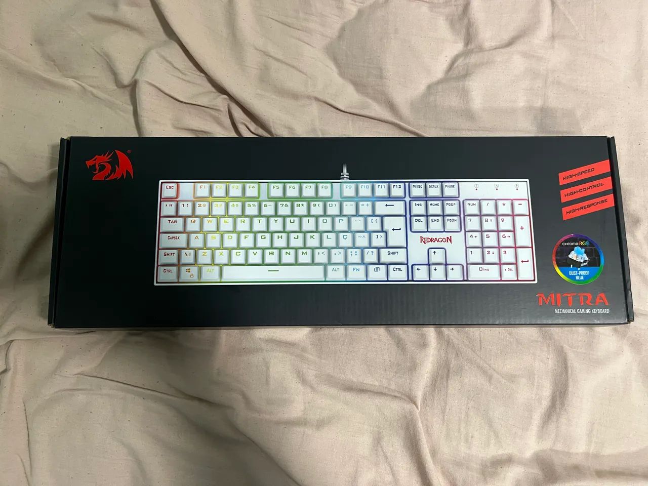 Teclado Mecânico Redragon Mitra Switch Blue - Foto 2