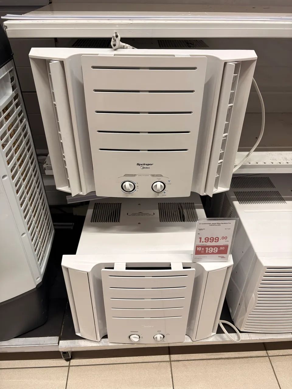 Ar condicionado Springer Midea 9000 Btus - Foto 4