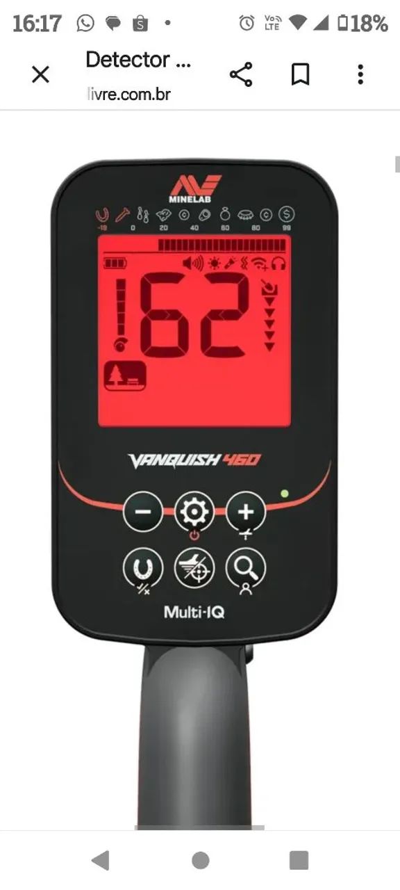Detector de metais minelab vanquixch 360 - Foto 2