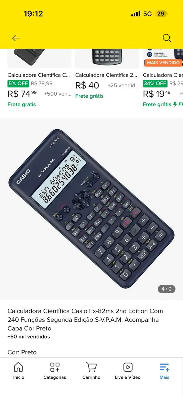 Calculadora Científica Casio Fx-82ms  - Foto 2