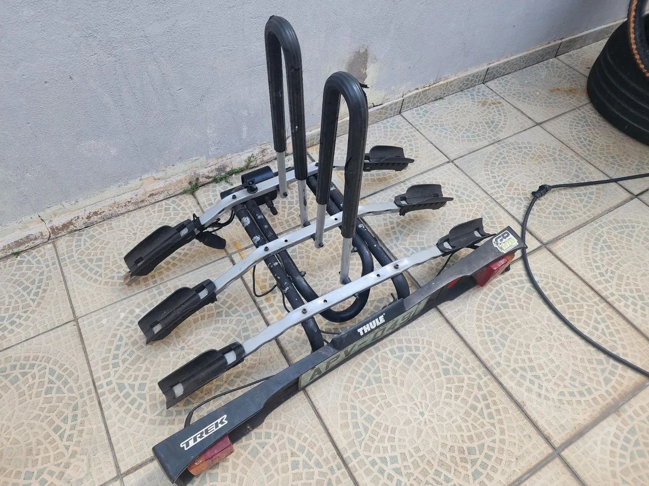 transbike thule 3 bikes para engate usado rack suporte 