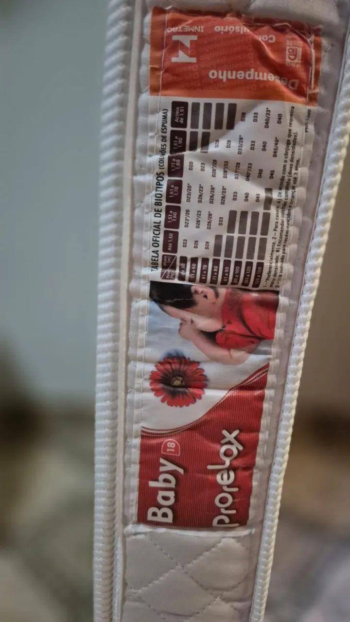 BERÇO COM COLCHÃO COM CAPA IMPERMEAVEL.. - Foto 5